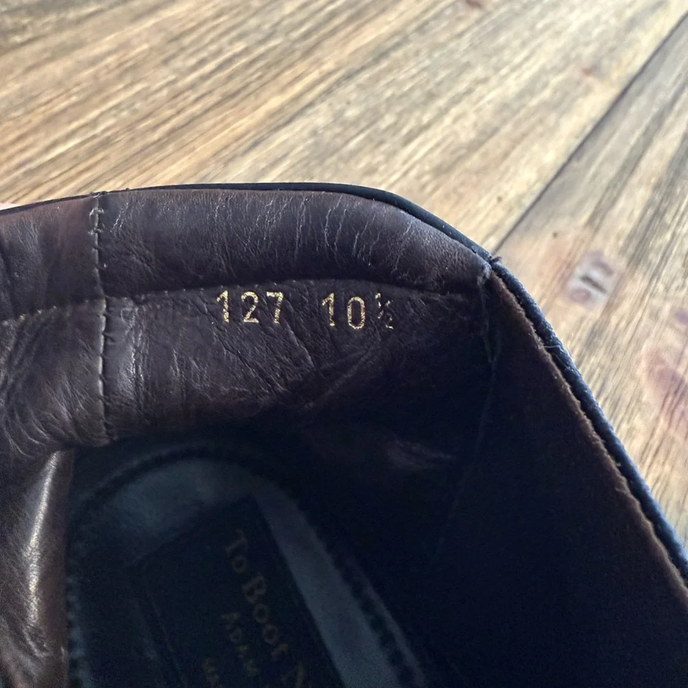To Boot New York Black Leather Men's Ankle Boots